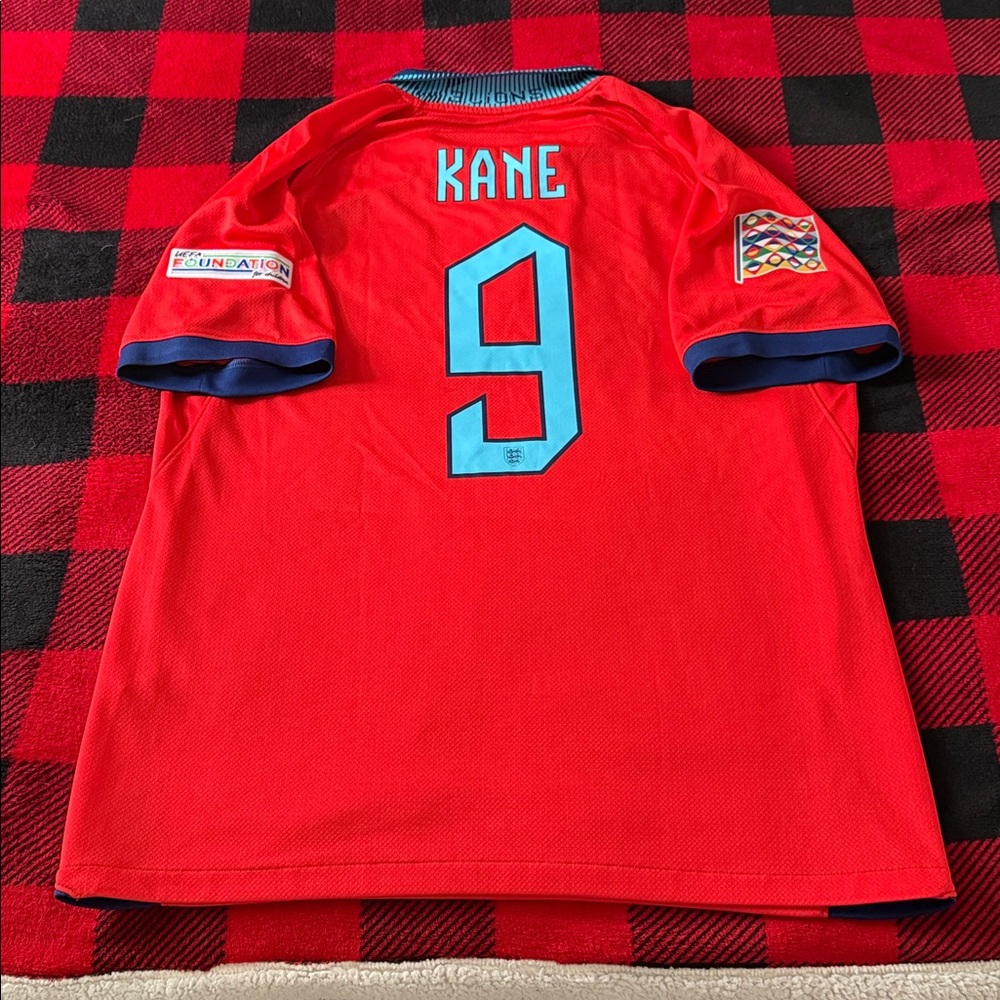 England 🏴󠁧󠁢󠁥󠁮󠁧󠁿 #9 Harry Kane RARE 2023 UEFA Nations League Away Nike Jersey
